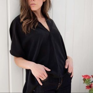 Hackwith Design House Boxy Black Top M